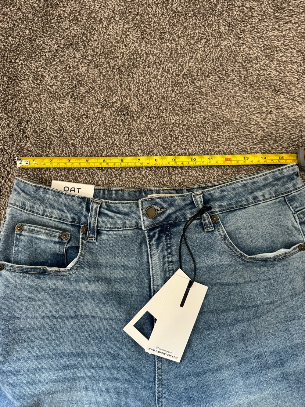 Oat New With Tags Jeans - High Rise Slim Fit Size 31 - Picture 6 of 9